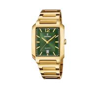 Festina Herrenuhr Analog aus Edelstahl 316l Goldfarben
