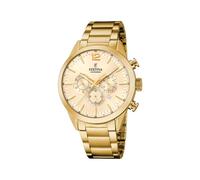 Festina Herrenuhr Analog aus Edelstahl 316l Goldfarben F20633/4