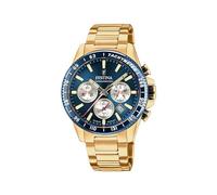 Festina Herrenuhr Analog aus Edelstahl 316l Goldfarben F20634/2