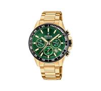 Festina Herrenchronograph Timeless F20634/4 - Edelstahl 316L goldfarben, Quarz, 10 ATM