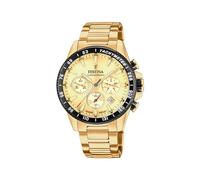 Festina Herrenuhr Analog aus Edelstahl 316l Goldfarben F20634/6