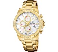 Festina Herrenuhr Analog aus Edelstahl 316l Goldfarben F20705/1