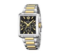 Festina Herrenuhr Analog aus Edelstahl 316l Mehrfarbig | Quarzwerk, Chronograph, Widerstandsfähiges Mineralglas, Wasserdicht 5 ATM F20637/4 Special Prices