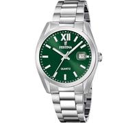 Festina Herrenuhr Analog aus Edelstahl 316l Silberfarben