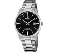 Festina Herrenuhr Analog aus Edelstahl 316l Silberfarben