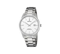 Festina Herrenuhr Analog aus Edelstahl 316l Silberfarben