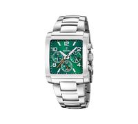 Festina Herrenuhr On the square F20652/2, Quarz Chronograph, Edelstahl 316L Silber, 5 ATM