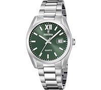 Festina Herrenuhr Analog aus Edelstahl 316l Silberfarben