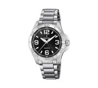 Festina Herrenuhr Analog aus Edelstahl 316l Silberfarben