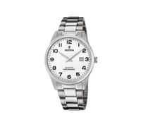 Festina Herrenuhr Analog aus Edelstahl 316l Silberfarben
