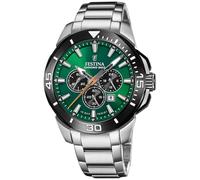 Festina Herrenuhr Analog aus Edelstahl 316l Silberfarben F20641/A