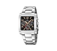 Festina Herrenuhr Analog aus Edelstahl 316l Silberfarben | Quarzwerk, Chronograph, Widerstandsfähiges Mineralglas, Wasserdicht 5 ATM F20652/4 Special Prices
