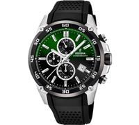 Festina Herrenuhr Analog aus Edelstahl und Kautschuk Schwarz F20330/B
