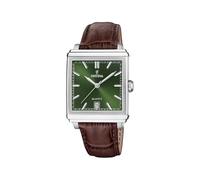 Festina Herrenuhr On The Square F20681/7 – Analog, Edelstahl & Leder, Schwarz
