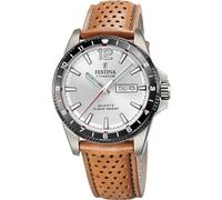 Festina Herrenuhr Analog aus Leder Braun