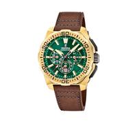 Festina Chrono Bike F20728/2 Uhr aus Stahl und Leder