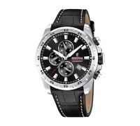 Festina Herrenuhr Analog aus Leder Schwarz F20692/4