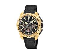 Festina Herrenuhr Analog aus Leder Schwarz F20728/3