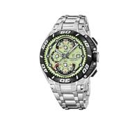 Festina Herrenuhr Chronograph Chrono Bike Stahl/Hellgrün F20754/3