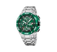 FESTINA Herrenuhr Analog Edelstahlarmband Silber Chrono Bike F20754/5 | Quarz-Uhrwerk, Datumsanzeige, Kratzfestes Mineralglas, 20 ATM Wasserdicht, Edelstahlarmband, Chrono Bike, Herrenuhr, F20754/5