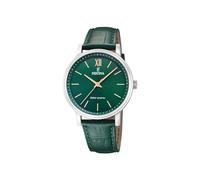 Festina Herrenuhr Analog Solar aus Leder Grün