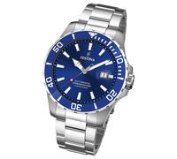 Festina Herrenuhr Automatik F20531/3 Armbanduhr Edelstahl silber UF20531/3