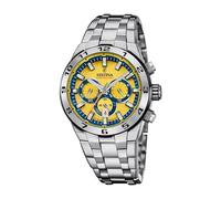 Festina Herrenuhr Chrono Bike Blau mit Edelstahlarmband