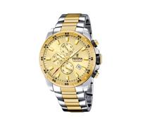 Festina Herrenuhr F20562/1 Chronograph Edelstahl 316L goldfarben Datum