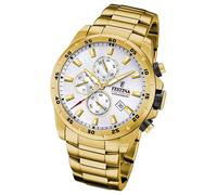 Festina Herrenuhr Chronograph Sport F20541/1 Armbanduhr Edelstahl gold UF20541/1
