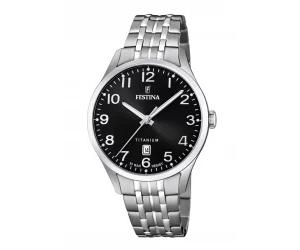 Festina Herrenuhr Classic Titanium Schwarz (F20466/3)