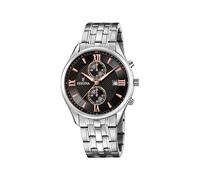 Festina Herrenuhr Edelstahl 316L Silber - Chronograph Quarz, Datum, Mineralglas - F6854/7 Timeless Chronograph
