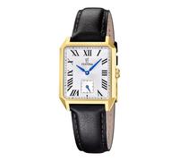 Festina Herrenuhr Silber auf dem Quadrat 29 mm PVD-plattierter Edelstahl F20780-1