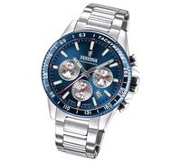 Festina Herrenuhr Timeless Chronograph Armbanduhr Edelstahl silber UF20560/2