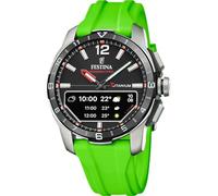 Festina Hybrid Smartwatch Herren - Kautschukarmband - Schritte, Musik, Benachrichtigungen - 10 Tage Akku - F23000 Connected D