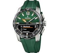 Festina Hybrid Smartwatch Herren - Kautschukarmband - Schritte, Musik, Benachrichtigungen - 10 Tage Akku - F23000 Connected D