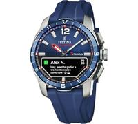 Festina Hybrid Smartwatch Herren - Kautschukarmband - Schritte, Musik, Benachrichtigungen - 10 Tage Akku - F23000 Connected D