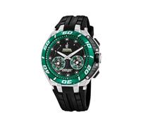 FESTINA Hybrid-Smartwatch Herren Silikonarmband Schwarz Connected F20763/2 | Kratzfestes Saphirglas, 20 ATM Wasserdicht, Silikonarmband, Connected, Herrenuhr, Hybrid-Smartwatch, F20763/2