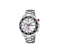 Festina Kinderuhr Analog Edelstahl 316L Silber - Quarz Chronograph - Mineralglas hochresistent - 5 ATM wasserdicht F20457/1 - Junior Collection
