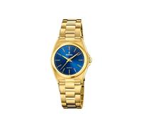 Festina Damen Analog Quarzuhr Edelstahl 316L Goldfarben - Damenuhr - Hochwertiges Mineralglas - Wasserdicht 5 ATM F20557/4