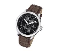 Festina Leder Herren Uhr F16573/4 Quarz Armbanduhr braun Klassik UF16573/4