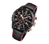 Festina Leder Herren Uhr F20519/4 Armbanduhr schwarz Chronograph UF20519/4