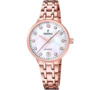 Festina Damen Armbanduhr F20722/1 Mademoiselle Edelstahl roségold IP