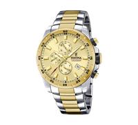 Festina F20562/1 Chronograph Uhr Herrenuhr Edelstahl Datum bicolor