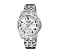 Festina Herren Uhr Analog aus Titan Grau - Quarzwerk - Kalender - Mineralglas mit hoher Widerstandsfähigkeit - Wasserdicht bis 10 ATM F20696/1 Titanium