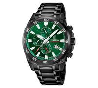 Festina quarz schwarzem herren uhr mit grünem zifferblatt und edelstahl armband one_size Schwarz