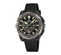 Festina quarz schwarzem herren uhr mit schwarzem zifferblatt und silikon armband one_size Schwarz