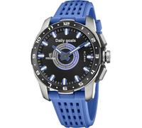 Festina Smartwatch Herren Hybrid Connected Full D Kautschuk Blau | Analog & Smart, 10 Tage Akku, AMOLED Display, Bluetooth-Anrufe, GPS, Gesundheit & Schlaf, 5 ATM F23305/2