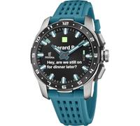 Festina Smartwatch Herren Hybrid Connected Full D Kautschuk Türkis | Analog & Smart, 10 Tage Akku, AMOLED Display, Bluetooth-Anrufe, GPS, Gesundheit & Schlaf, 5 ATM F23305/5