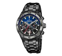 Festina special edition quarz schwarzem herren uhr mit schwarzem zifferblatt und edelstahl armband one_size Schwarz