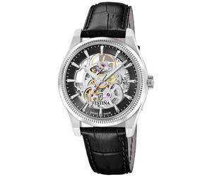 Festina Swiss Made Automatic F20095/3 - Herren - 40 mm - Analog - Automatik - Saphirglas
